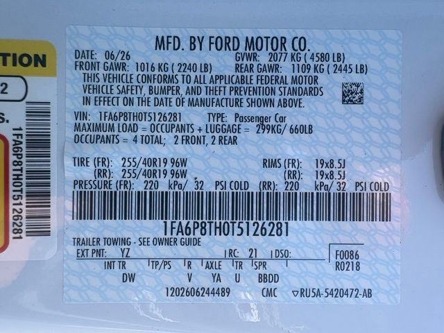 2026 Ford Mustang EcoBoost® Fastback