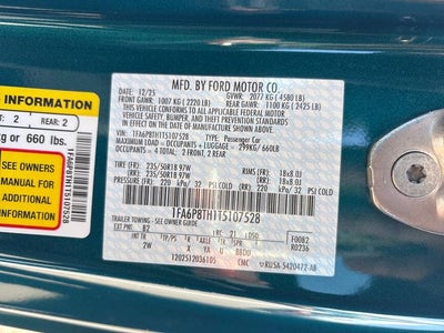 2026 Ford Mustang EcoBoost® Fastback