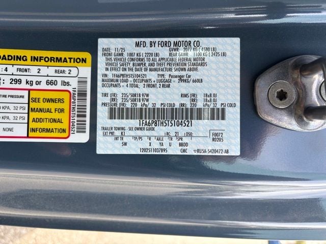 2026 Ford Mustang EcoBoost® Premium Fastback