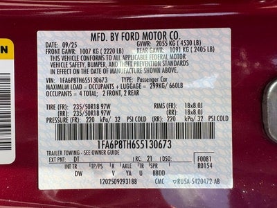 2025 Ford Mustang EcoBoost