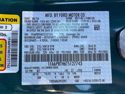 2026 Ford Mustang EcoBoost® Fastback