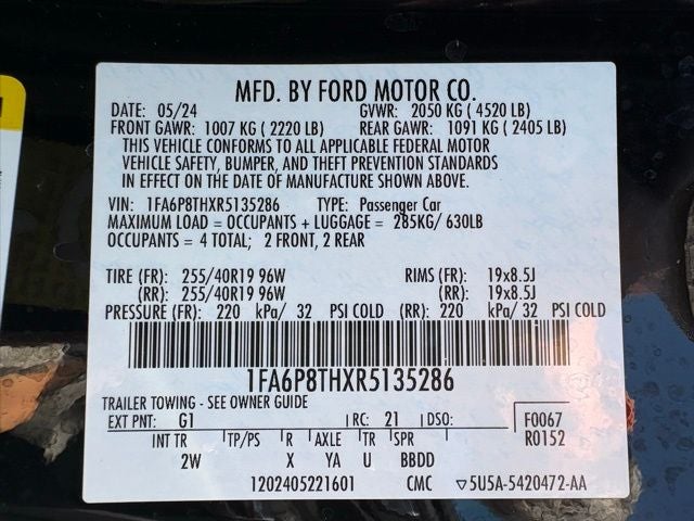 2024 Ford Mustang EcoBoost