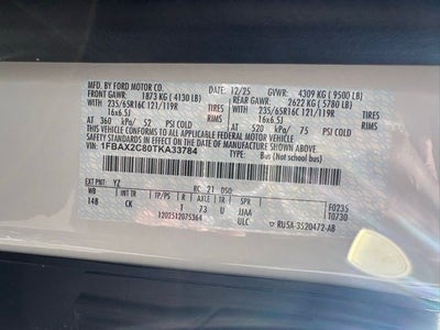 2026 Ford Transit Commercial Passenger Van XLT