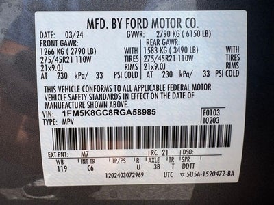 2024 Ford Explorer ST