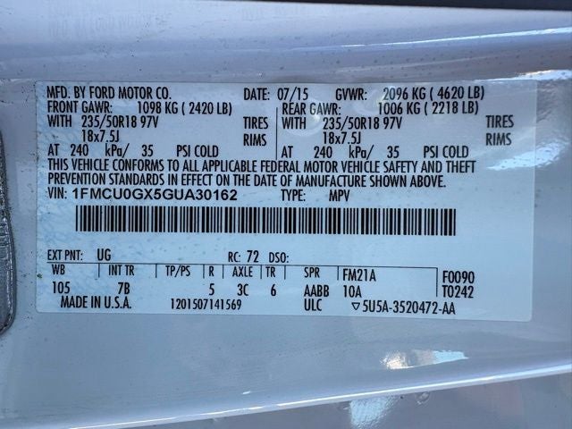 2016 Ford Escape SE