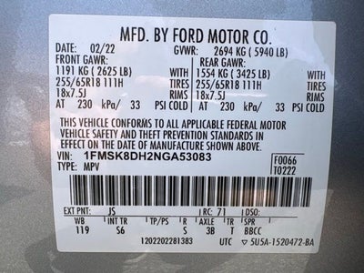 2022 Ford Explorer XLT