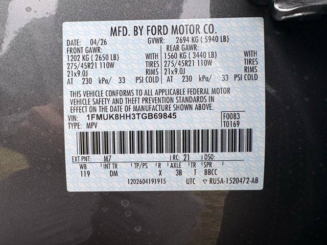 2026 Ford Explorer Platinum™