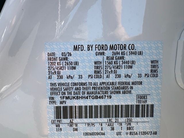 2026 Ford Explorer Platinum™