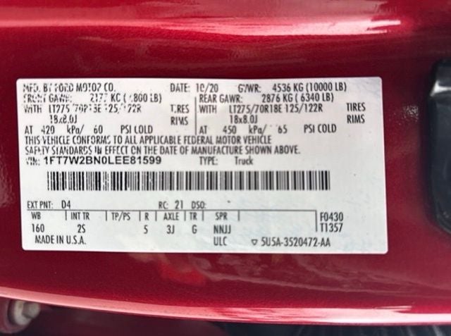 2020 Ford F-250SD XLT