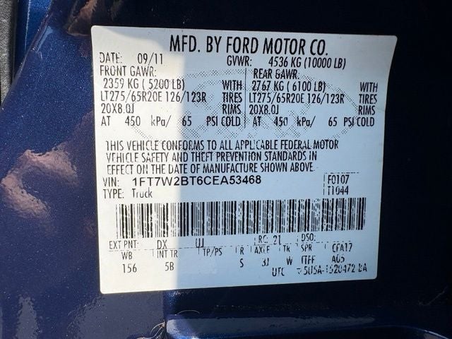2012 Ford F-250SD Lariat