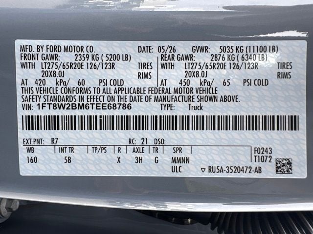 2026 Ford Super Duty F-250® Lariat®