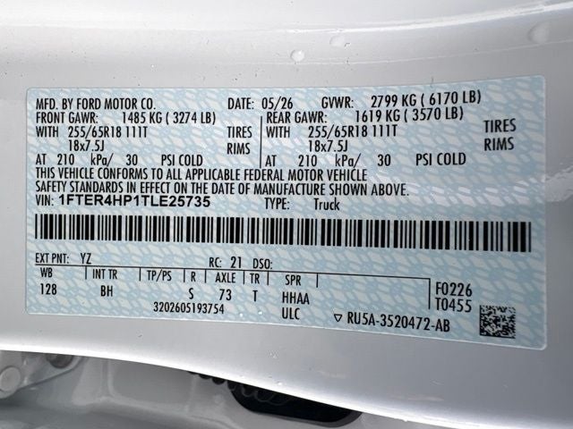 2026 Ford Ranger XLT