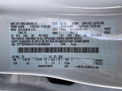 2026 Ford Ranger Lariat®