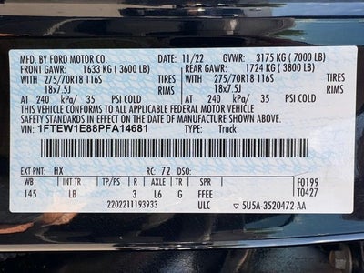 2023 Ford F-150 Tremor