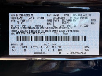 2022 Ford F-150 Lariat