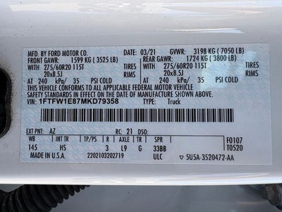 2021 Ford F-150 Lariat