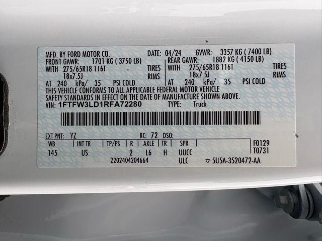 2024 Ford F-150 XLT