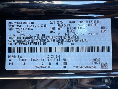 2026 Ford F-150 Tremor®