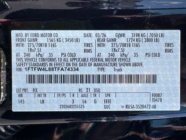 2026 Ford F-150 Tremor®