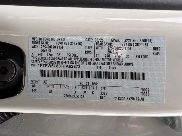 2026 Ford F-150 Lariat®
