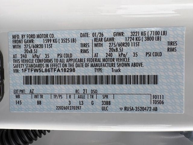 2026 Ford F-150 Lariat®