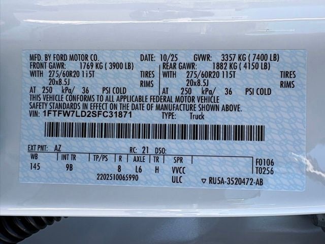 2025 Ford F-150 Platinum®