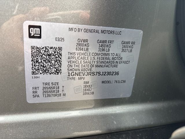 2025 Chevrolet Traverse Z71