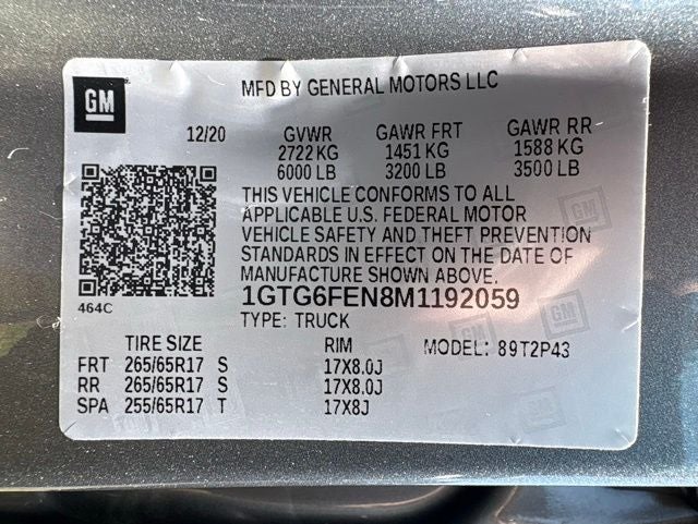 2021 GMC Canyon AT4 w/Leather