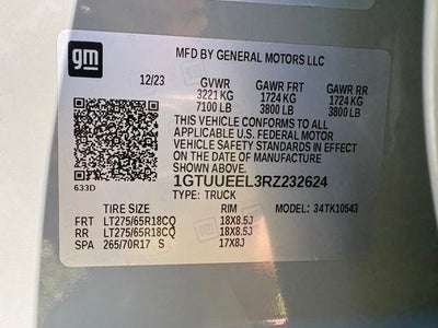 2024 GMC Sierra 1500 AT4