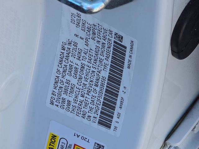 2025 Honda Civic Sport