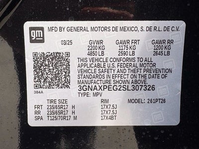 2025 Chevrolet Equinox LT