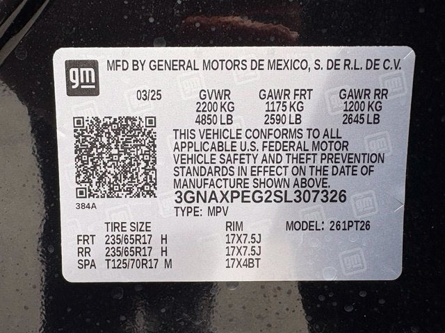 2025 Chevrolet Equinox LT