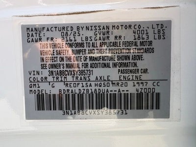 2025 Nissan Sentra SV