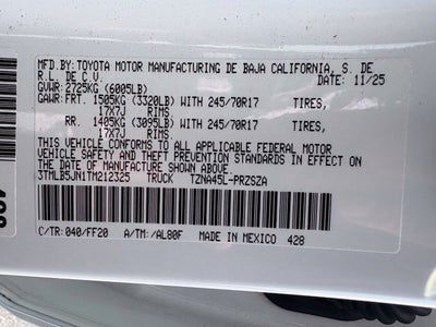 2026 Toyota Tacoma SR5