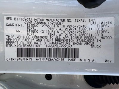 2014 Toyota Tacoma PreRunner