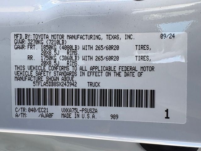 2025 Toyota Tundra SR5