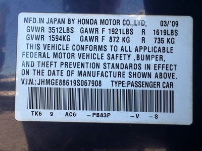 2009 Honda Fit Sport