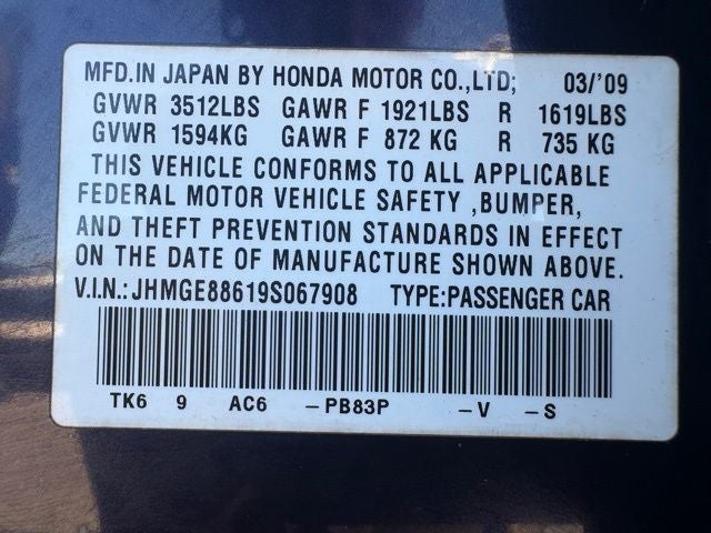 2009 Honda Fit Sport