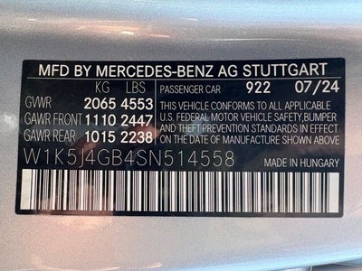 2025 Mercedes-Benz CLA CLA 250