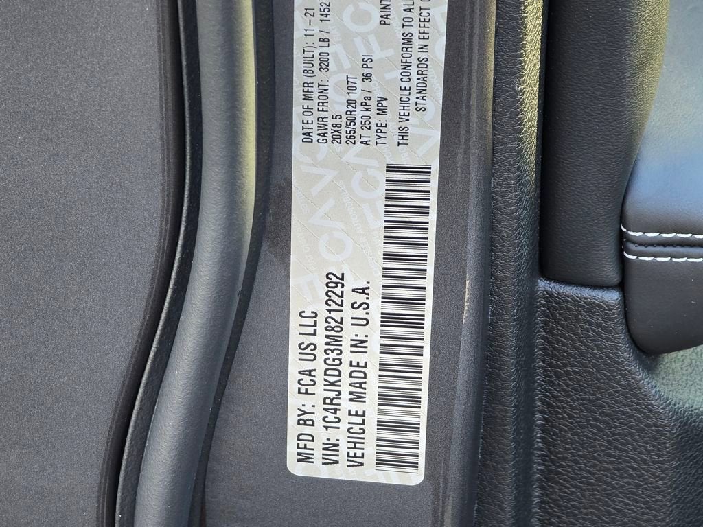 2021 Jeep Grand Cherokee L Overland 4x4