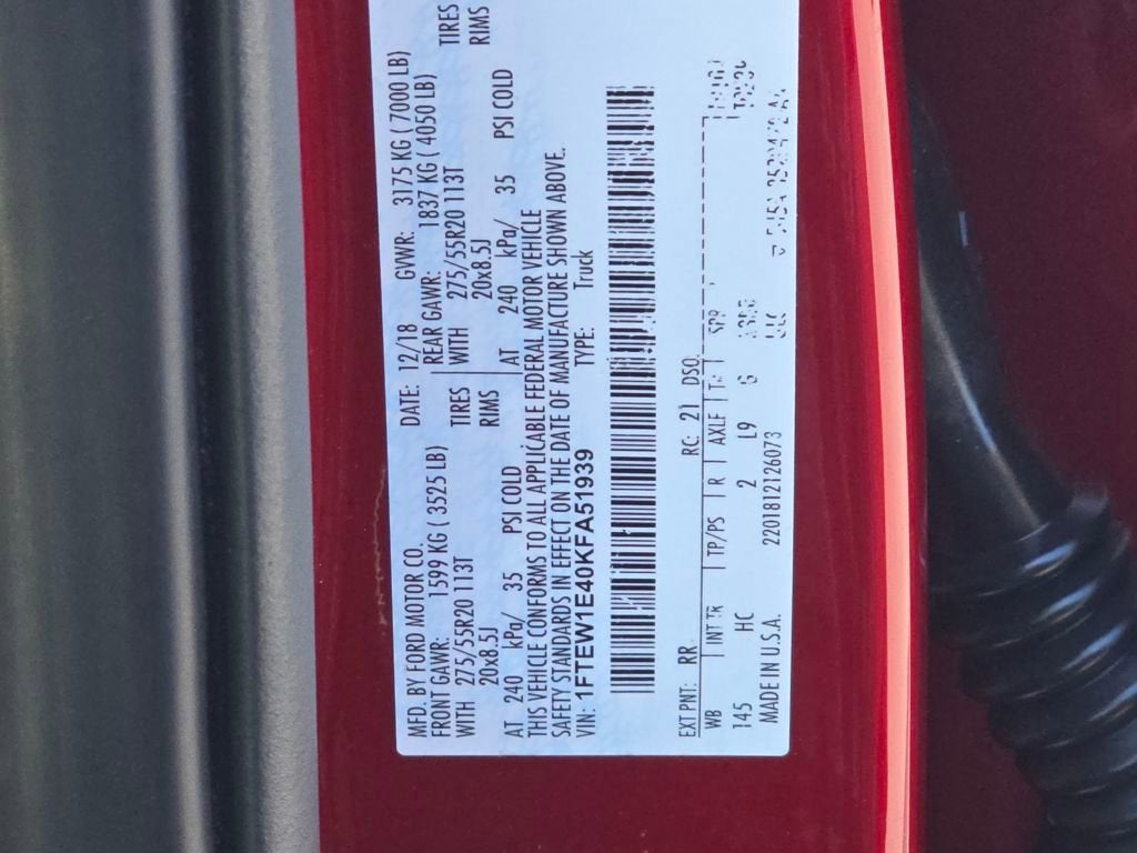 2019 Ford F-150 LARIAT