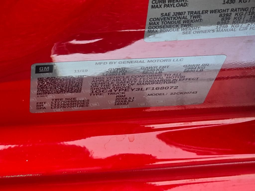 2020 Chevrolet Silverado 2500 HD LTZ
