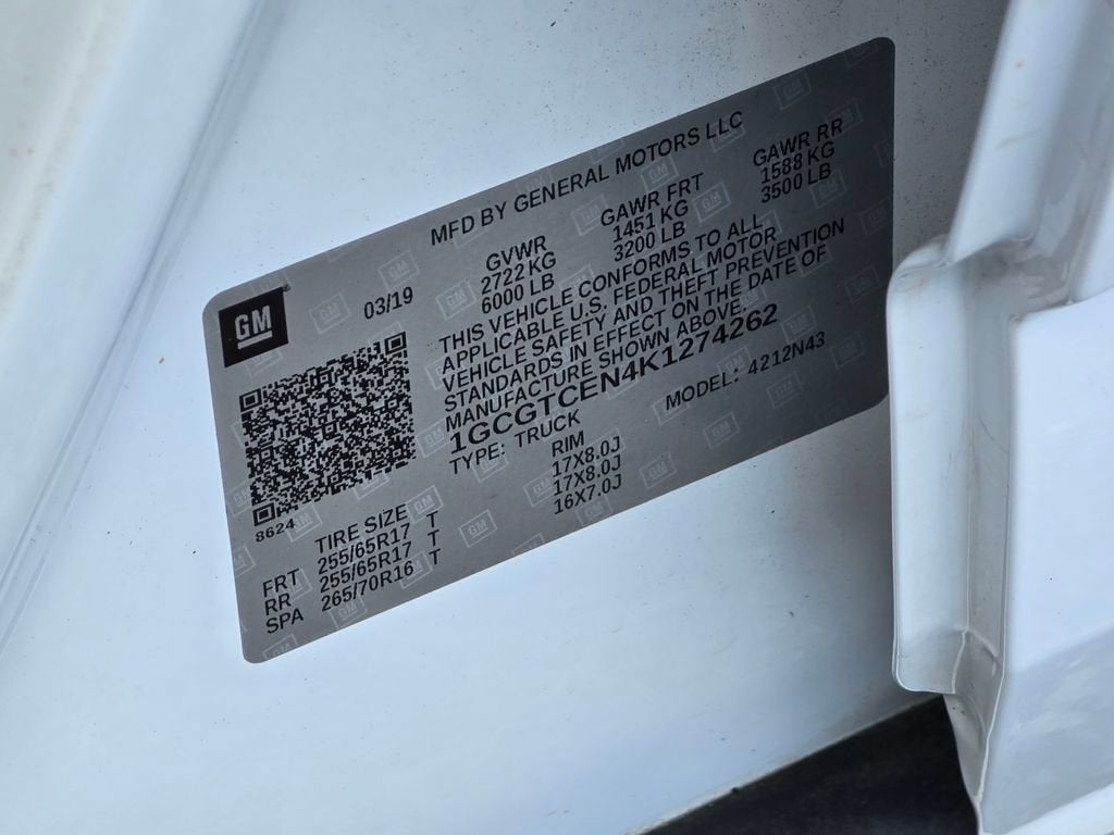 2019 Chevrolet Colorado 4WD LT