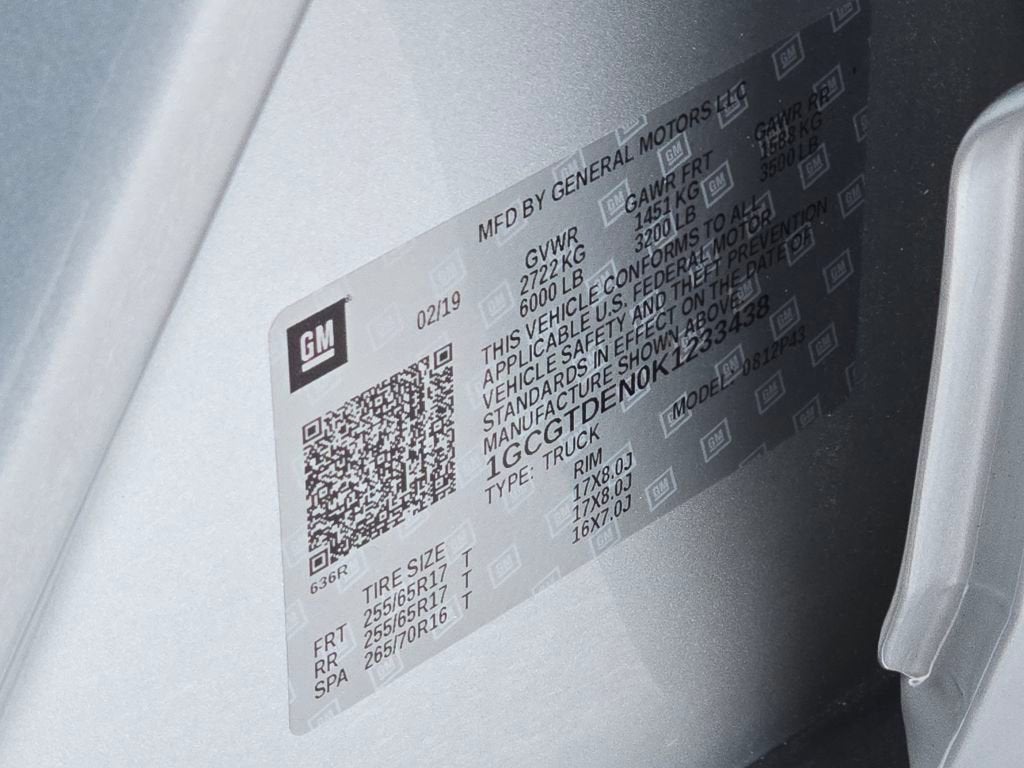 2019 Chevrolet Colorado 4WD Z71