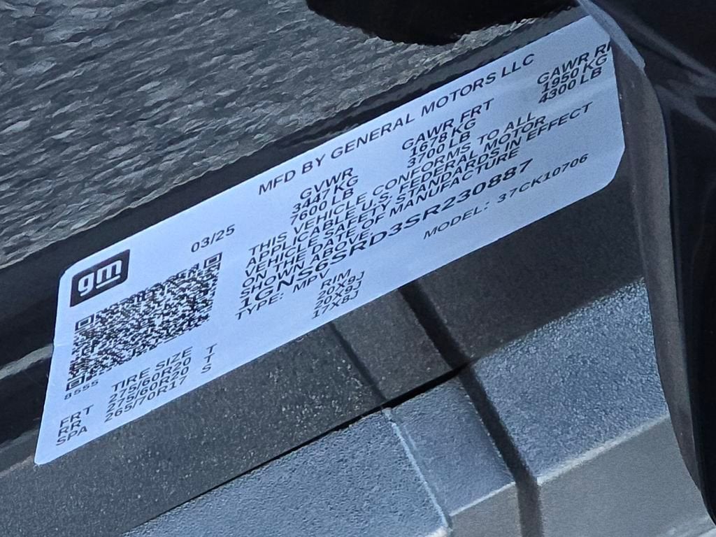 2025 Chevrolet Tahoe Premier