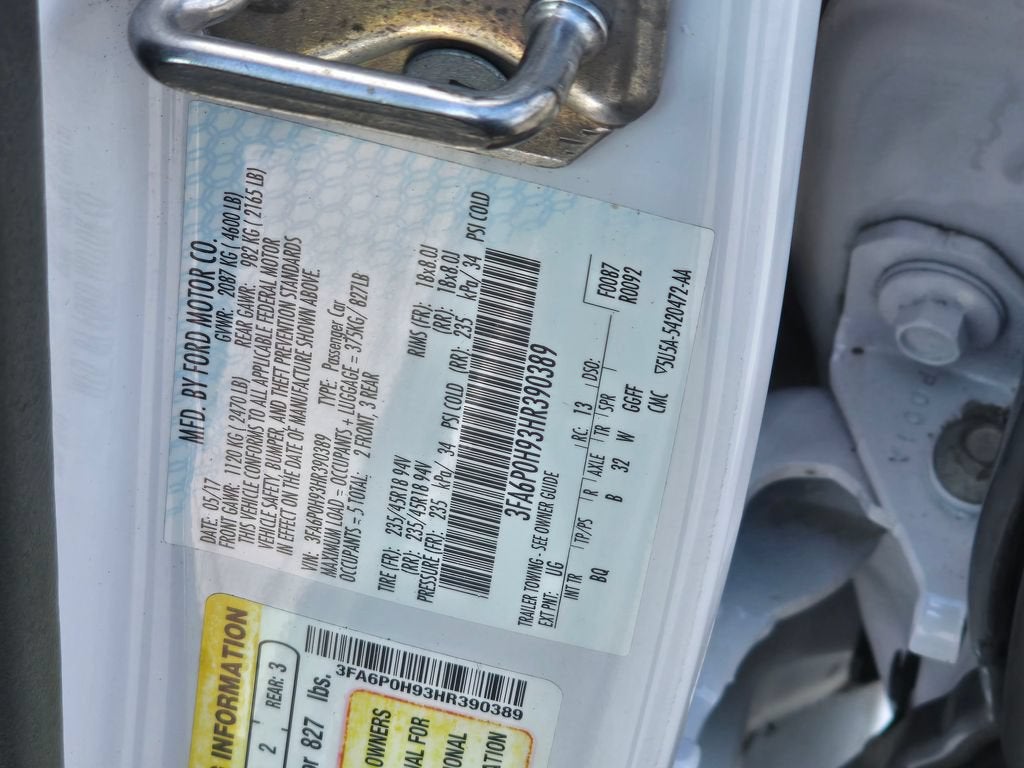 2017 Ford Fusion SE