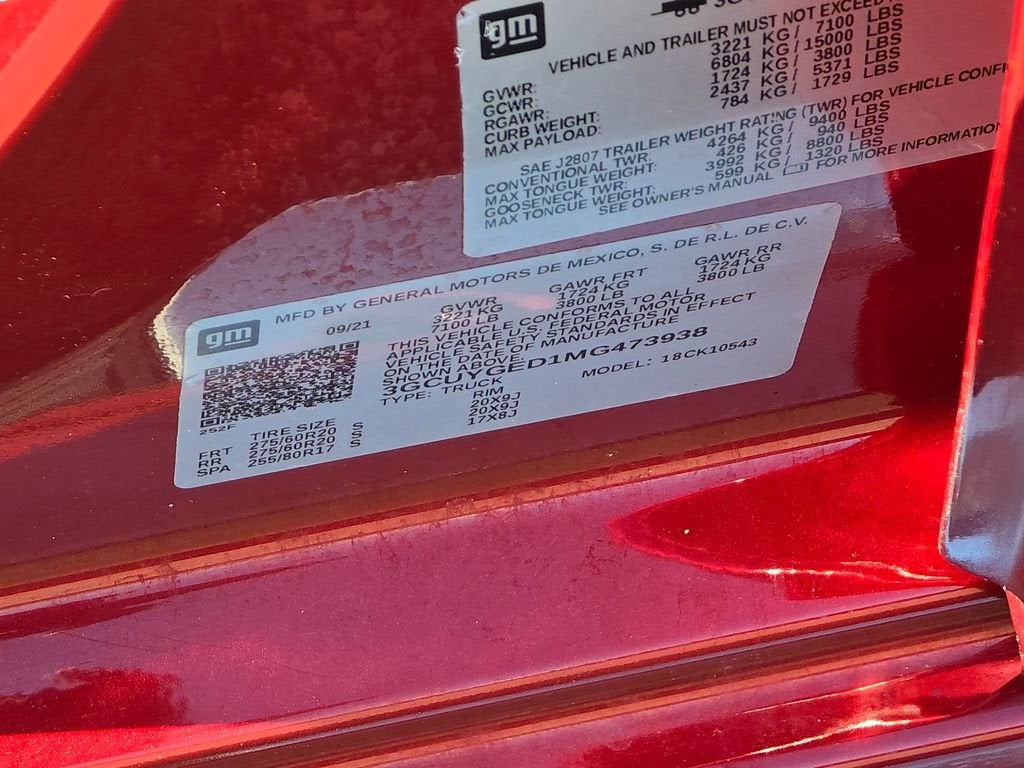 2021 Chevrolet Silverado 1500 LTZ