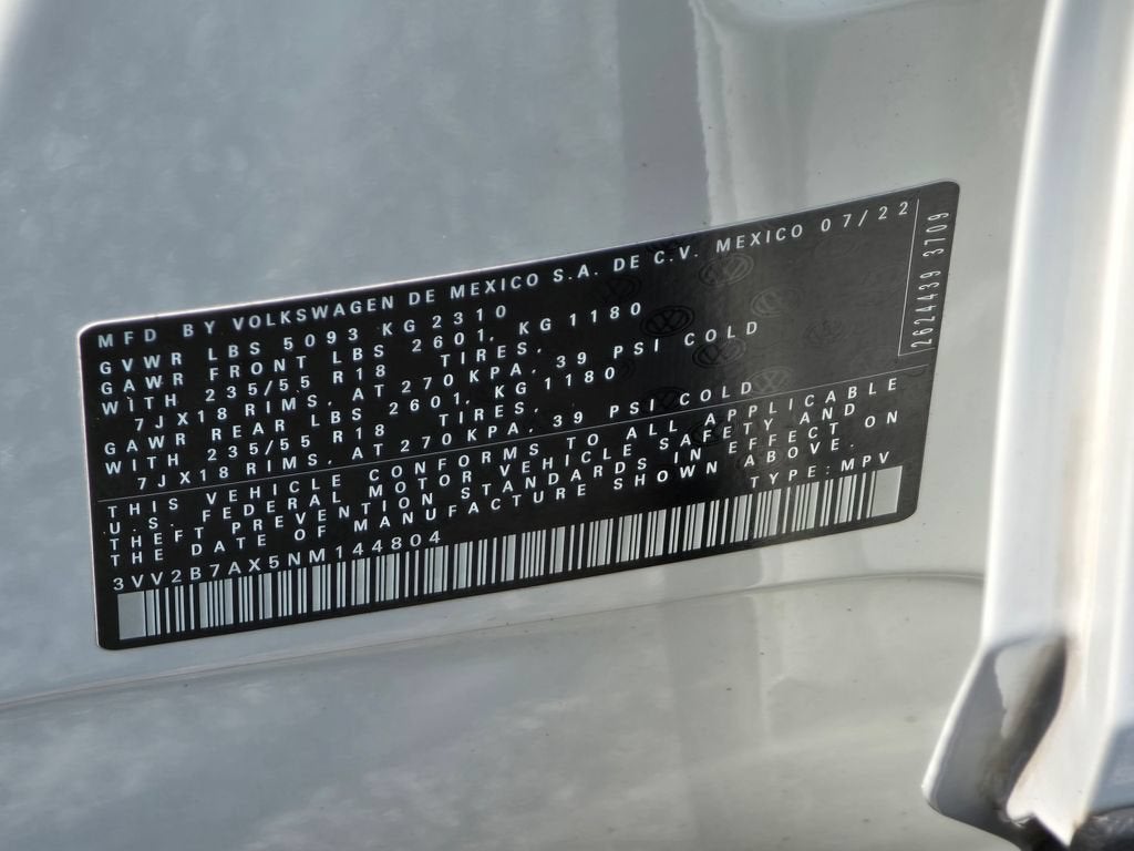 2022 Volkswagen Tiguan SE