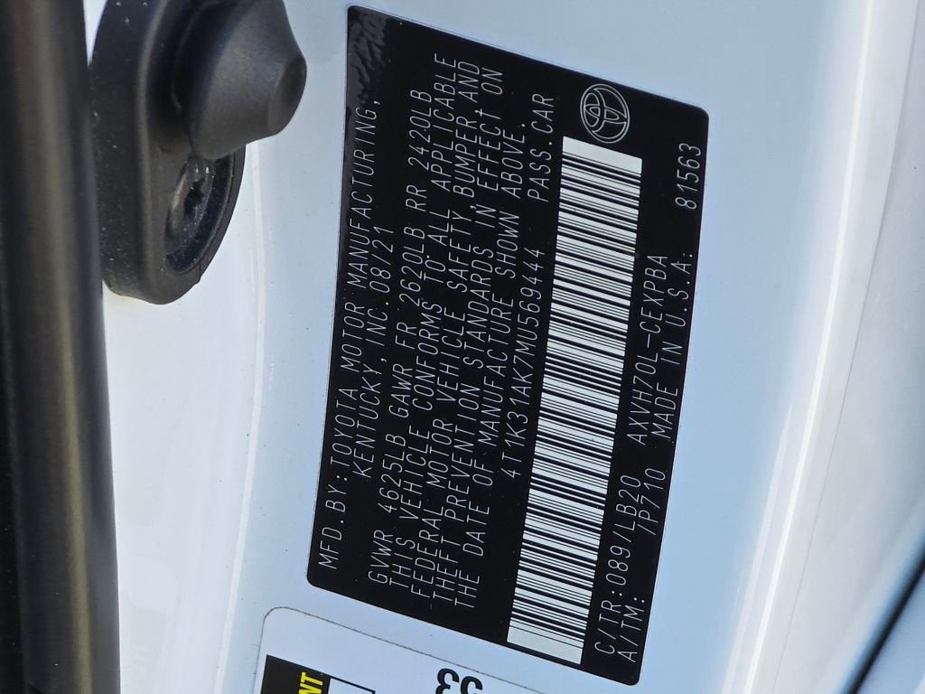 2021 Toyota Camry XSE Hybrid