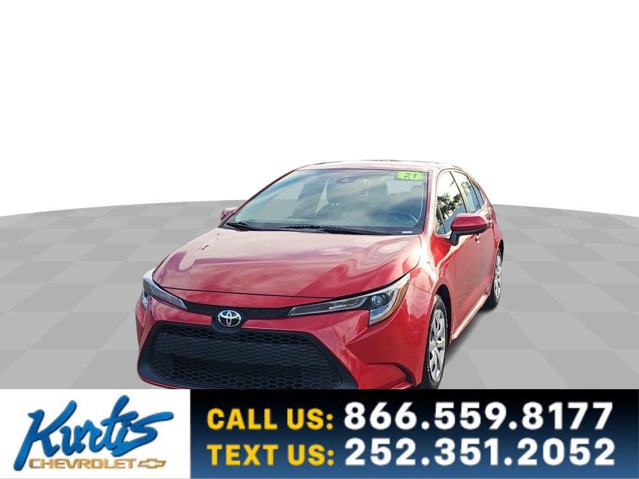 Used 2021 Toyota Corolla LE with VIN 5YFEPMAE5MP170613 for sale in Morehead City, NC